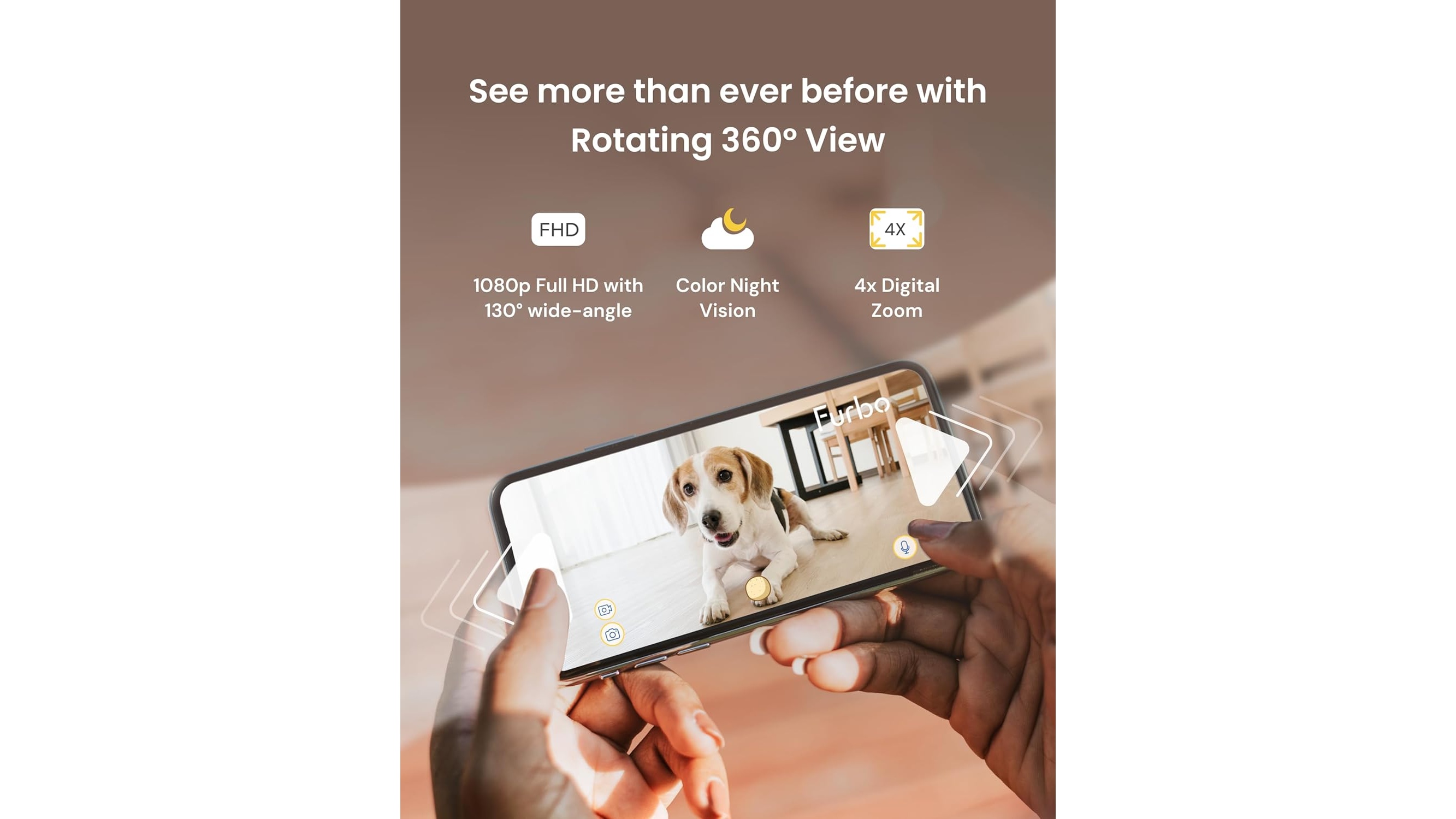 Furbo 360 dog camera with treat dispenser