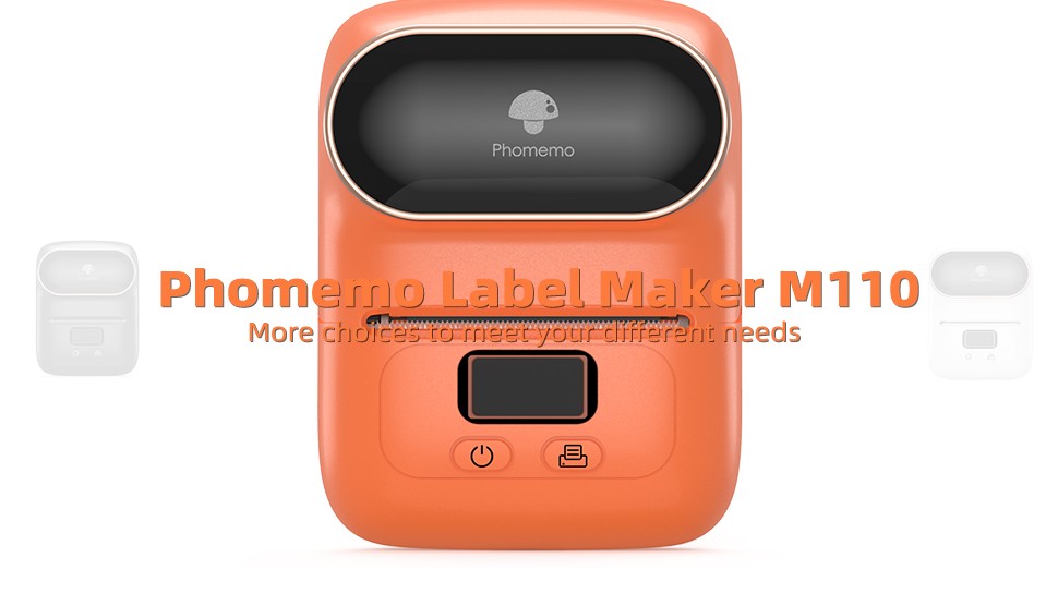 Phomemo M110 Bluetooth label maker with smartphone connectivity