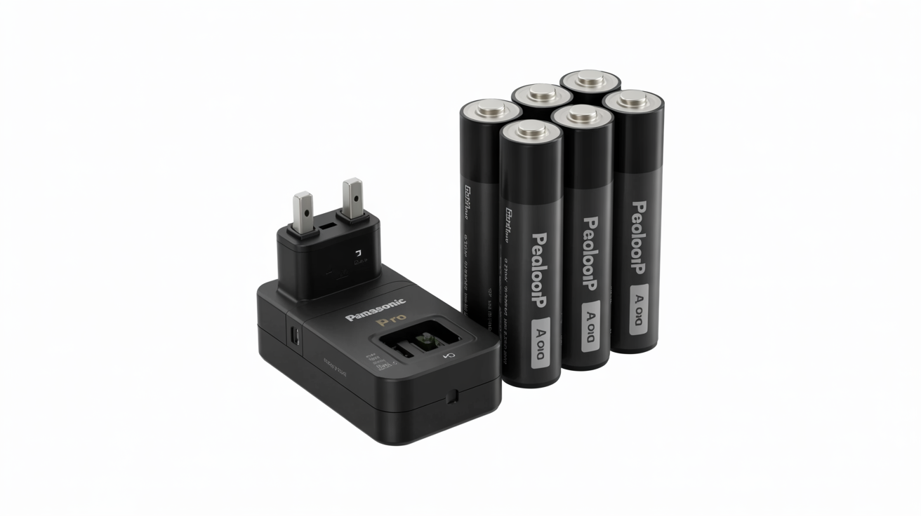 Panasonic Eneloop Pro AA rechargeable batteries 4-pack with charger