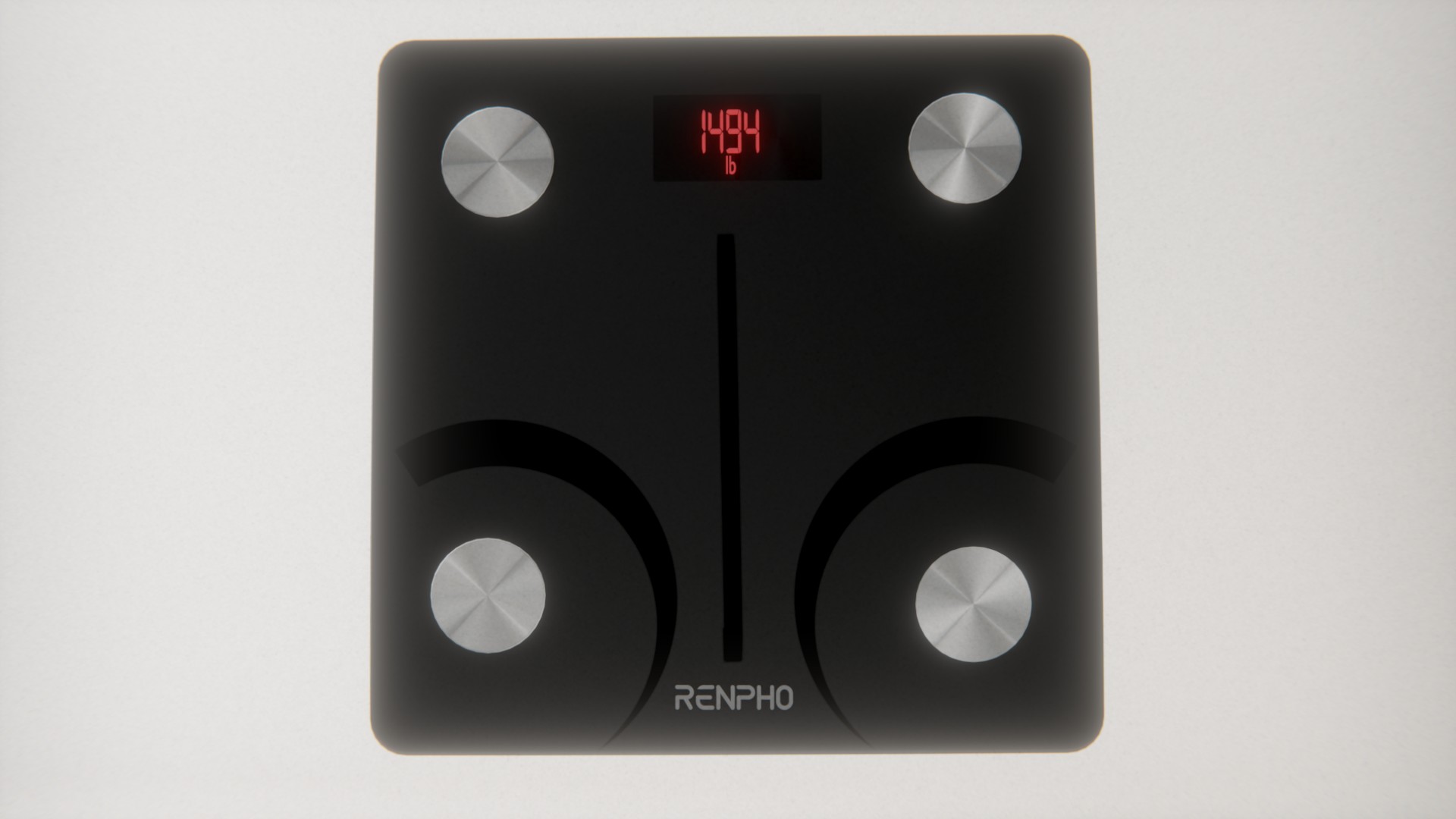 RENPHO smart body composition scale - sleek design measuring 13 health metrics