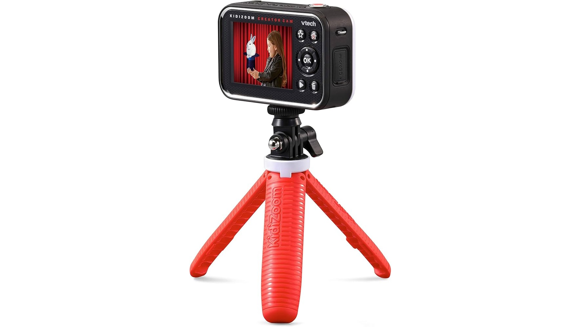 VTech KidiZoom Creator Cam HD camera with tripod for kids video creation